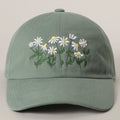 Daisy Bloom Baseball Cap in Sage