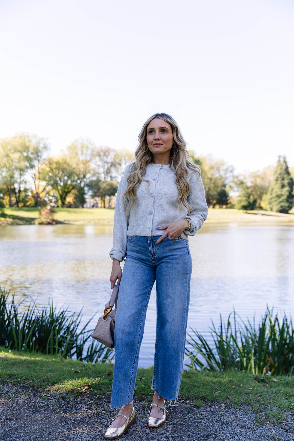 Anastasia Cardigan in Heather Grey