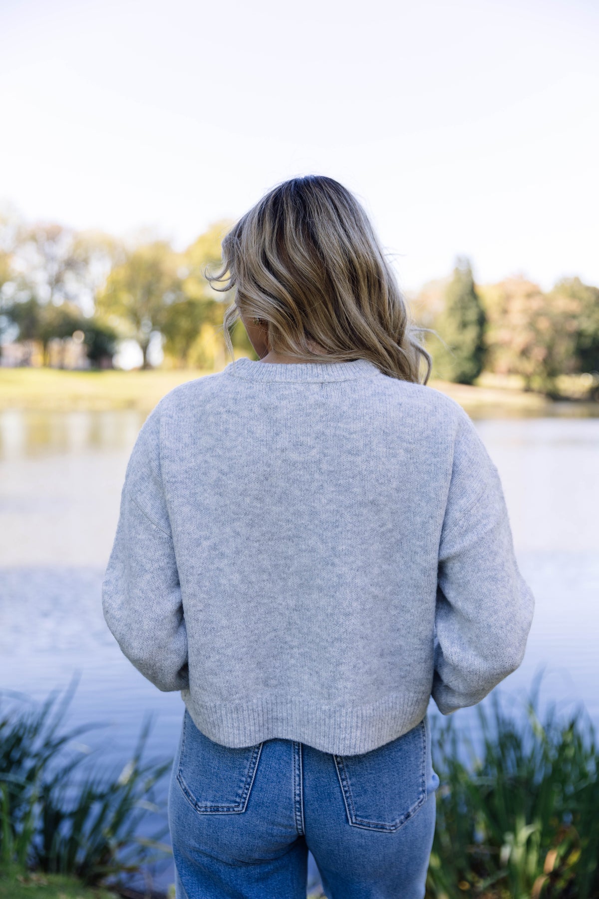 Anastasia Cardigan in Heather Grey