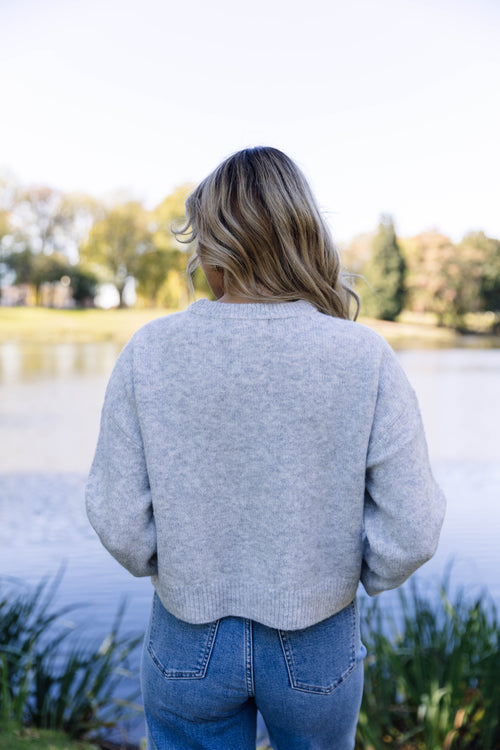 Anastasia Cardigan in Heather Grey