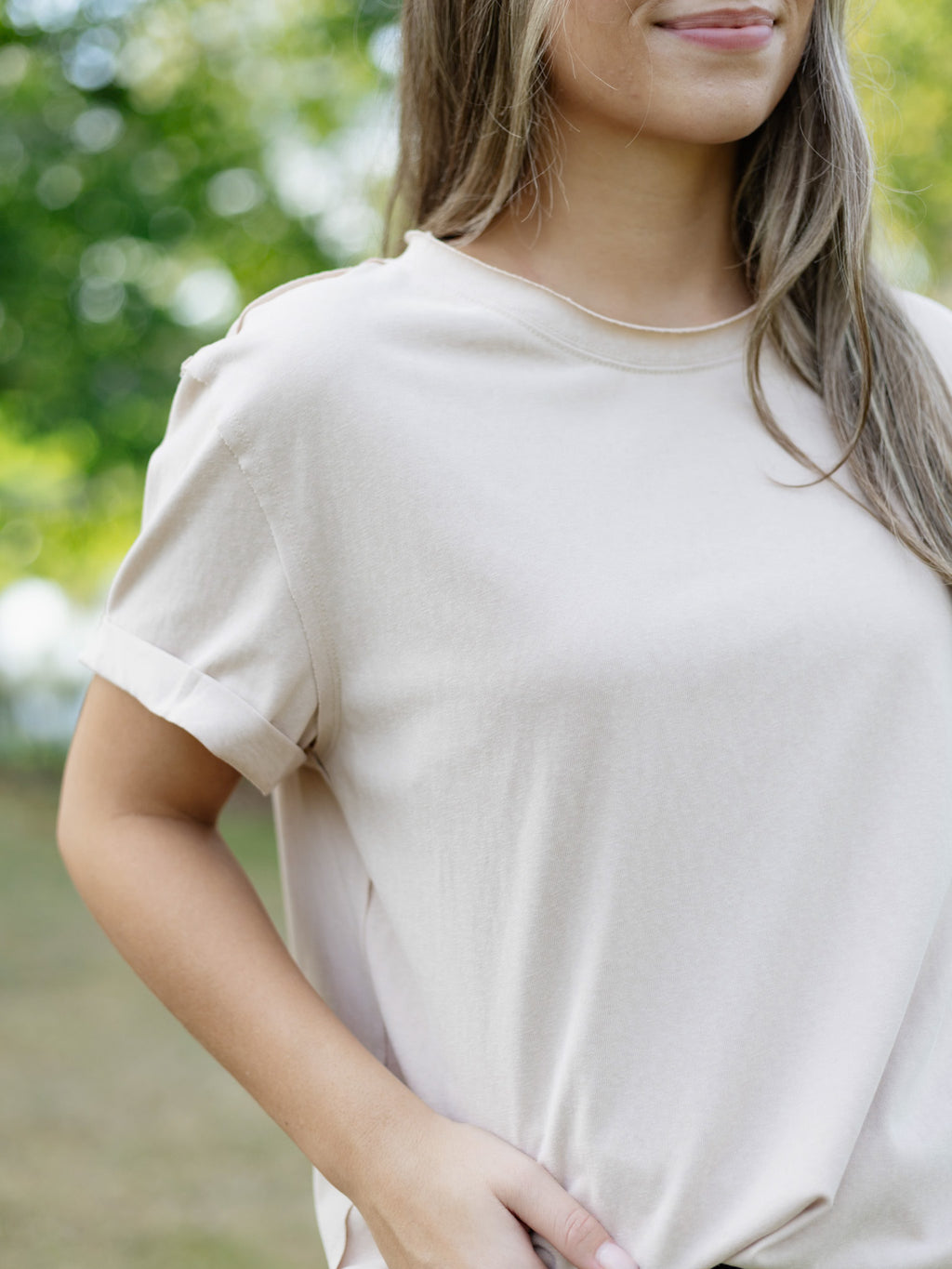 Mali Baby Tee in Oat