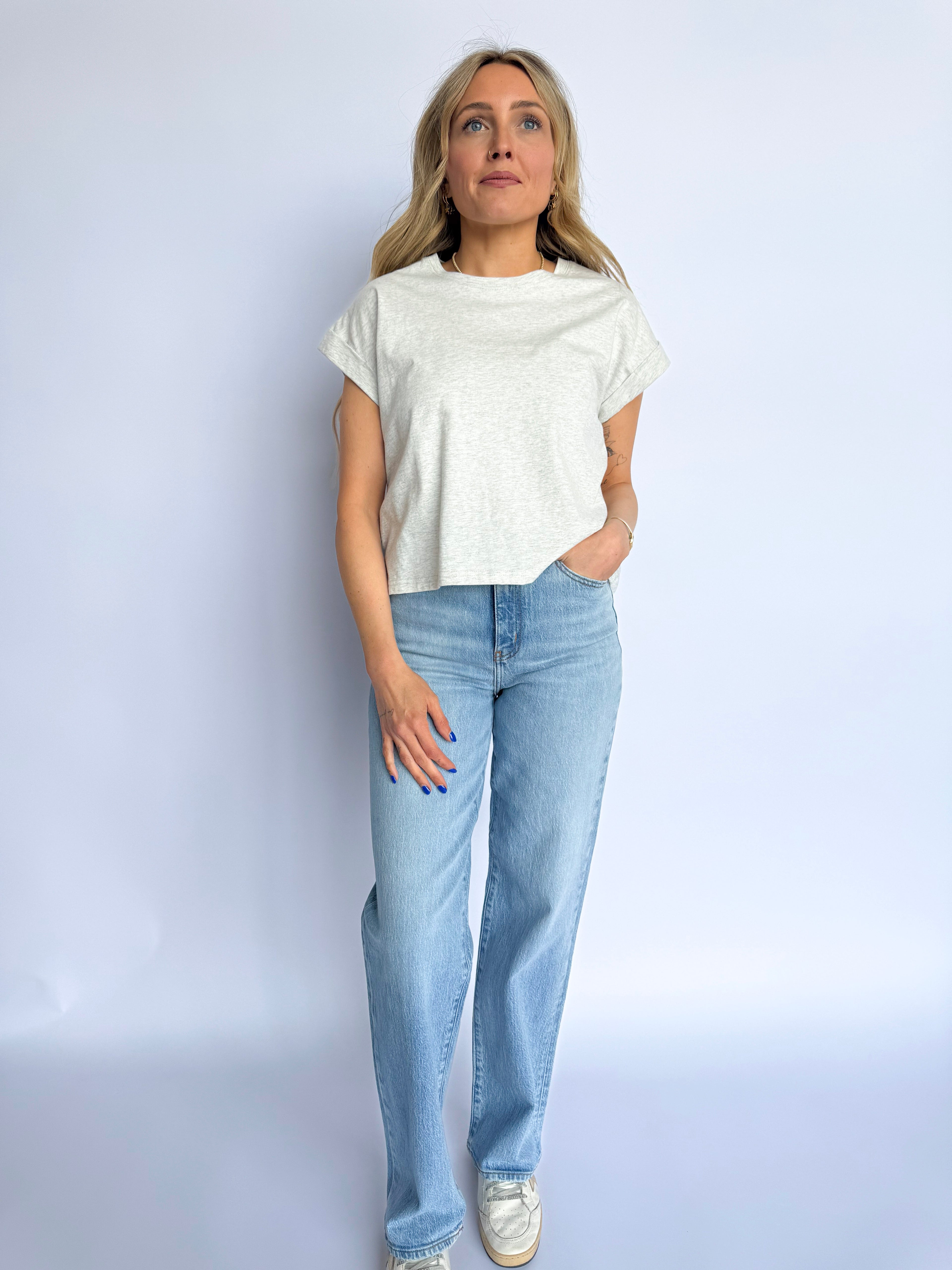 Ella High Rise Straight Leg Jeans