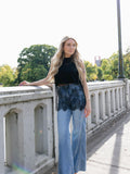 Oaklynn Sleeveless Lace Top in Black