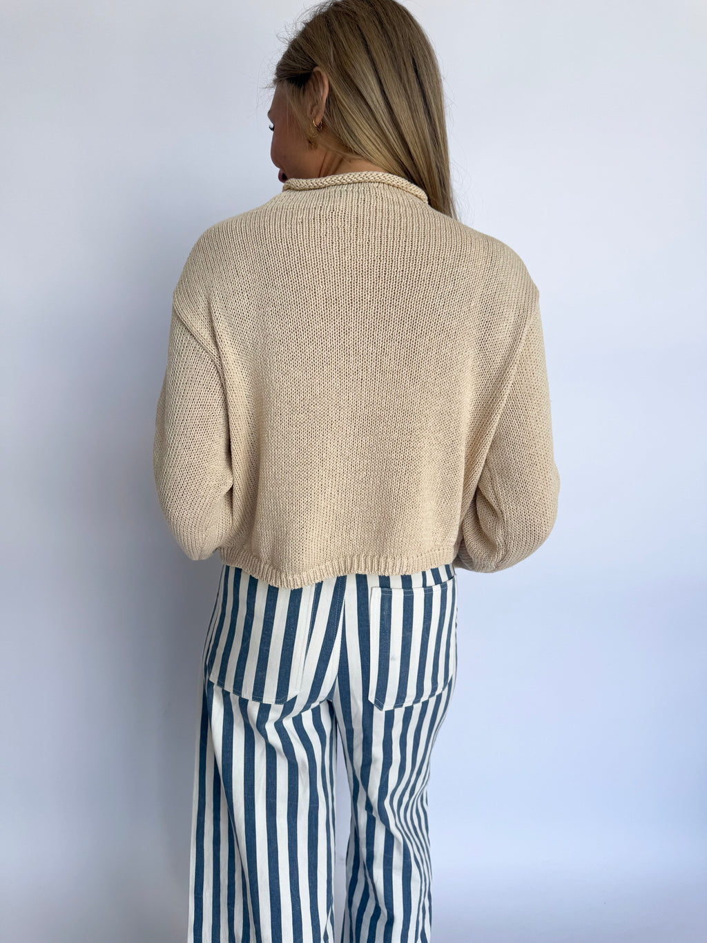 Lennox Knit Cardigan in Cream