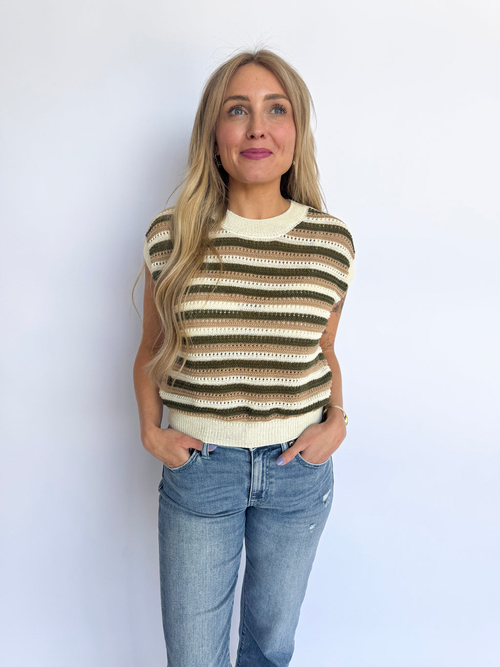 Dover Stripe Sweater