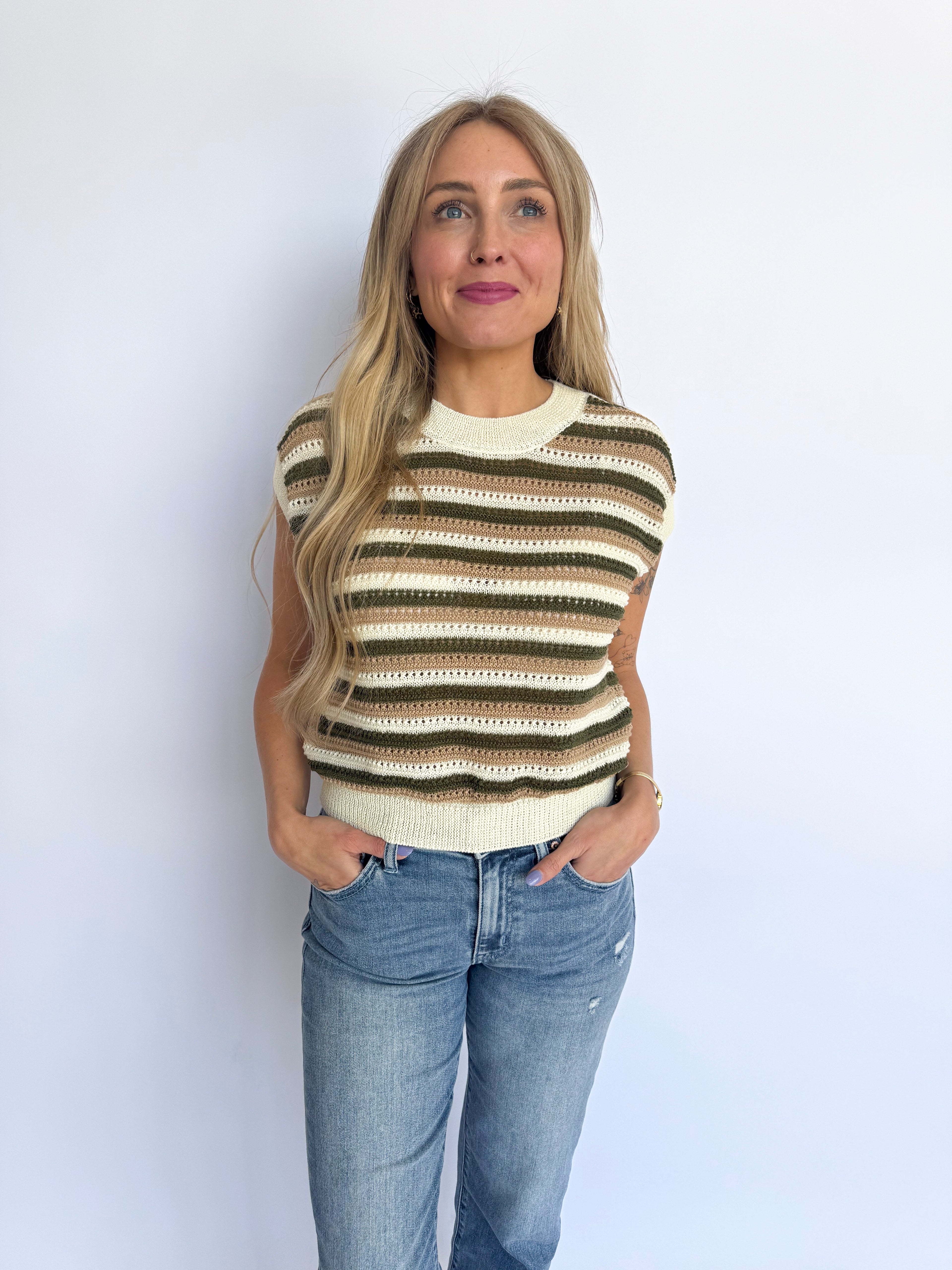 Dover Stripe Sweater