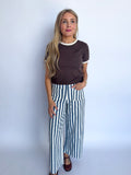 Solenne Ringer Tee in Espresso