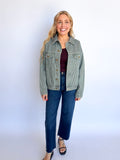 Ariella Striped Denim Jacket