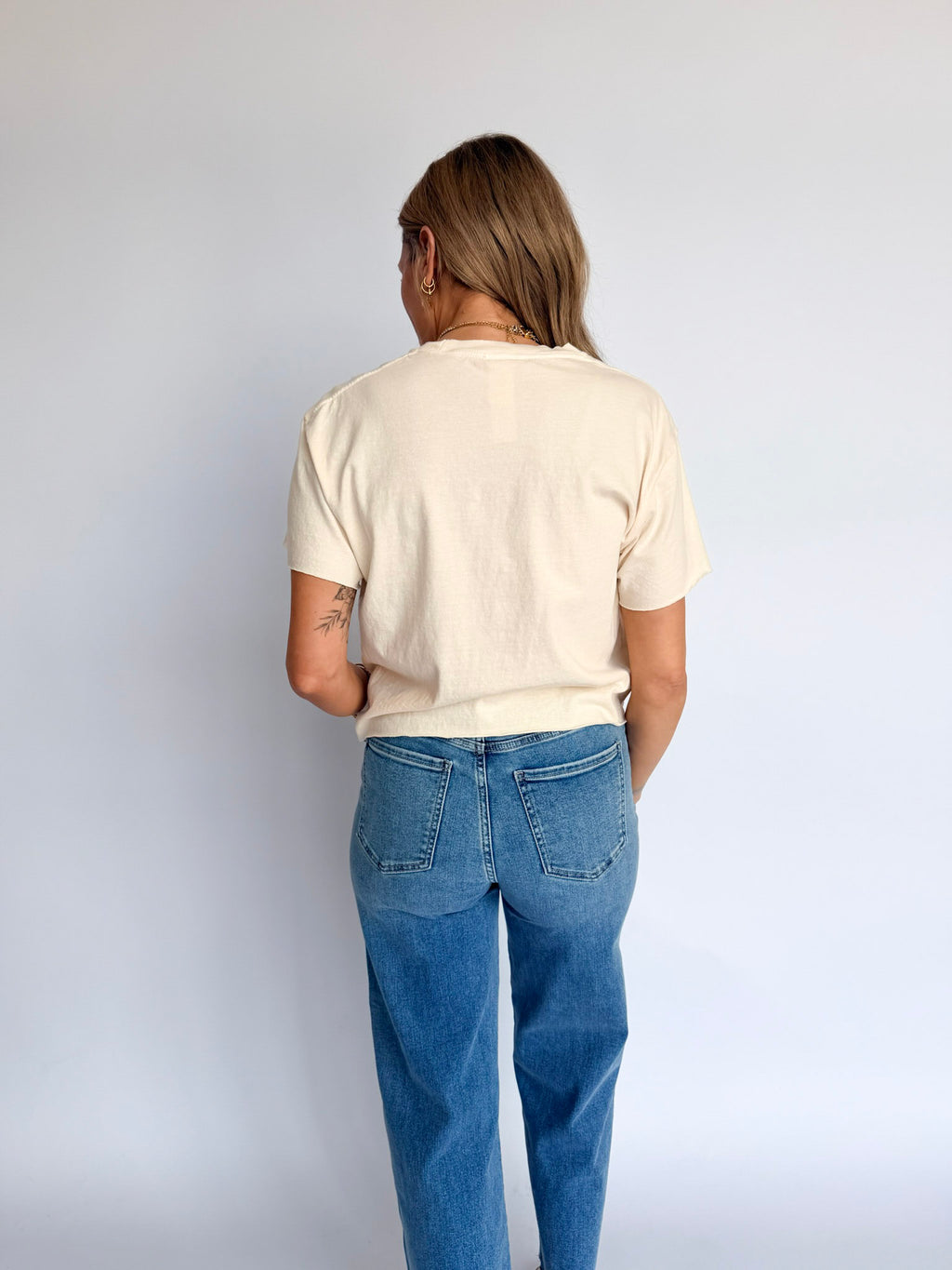 Tate Wild Horses Vintage Graphic Cropped Tee