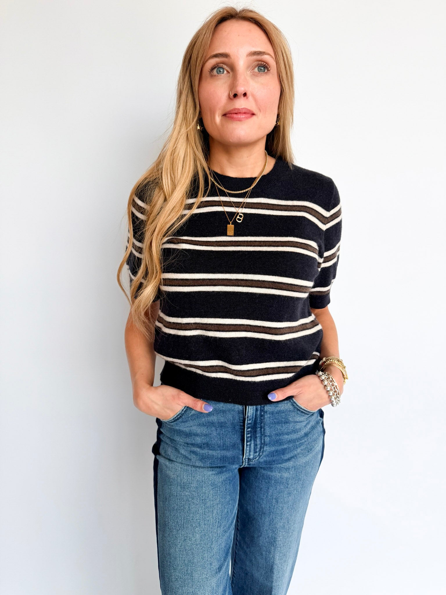 Ryann Short Sleeve Knit Top