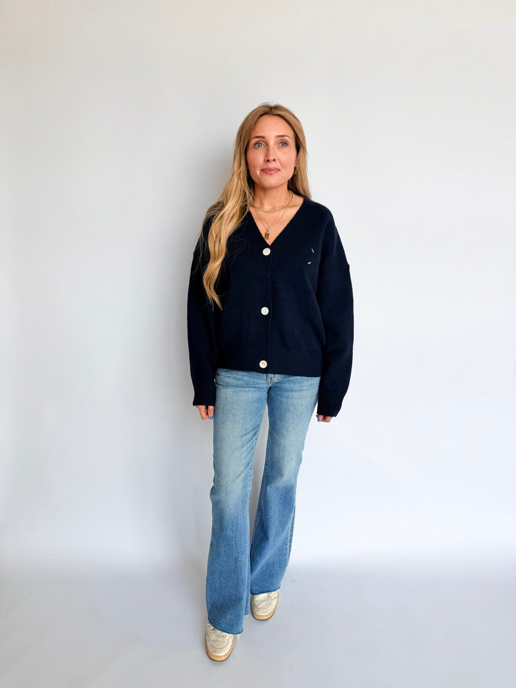 Josephine Lucky Duck Embroidered Cardigan