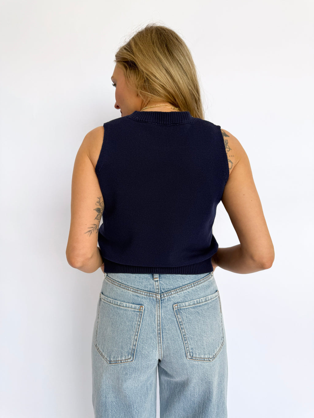 Avani Strawberry Sleeveless Knit Top