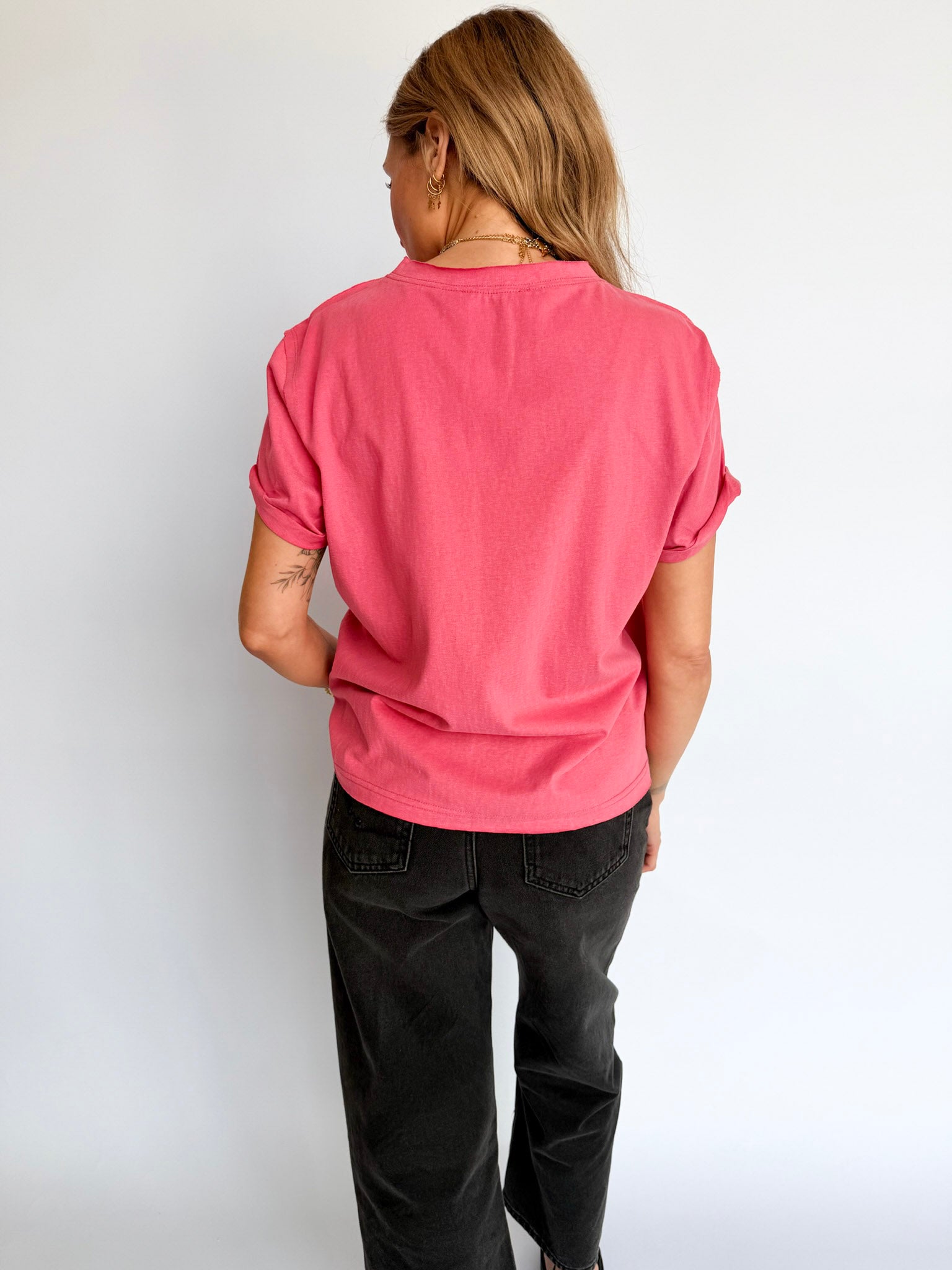 Mali Baby Tee in Rose