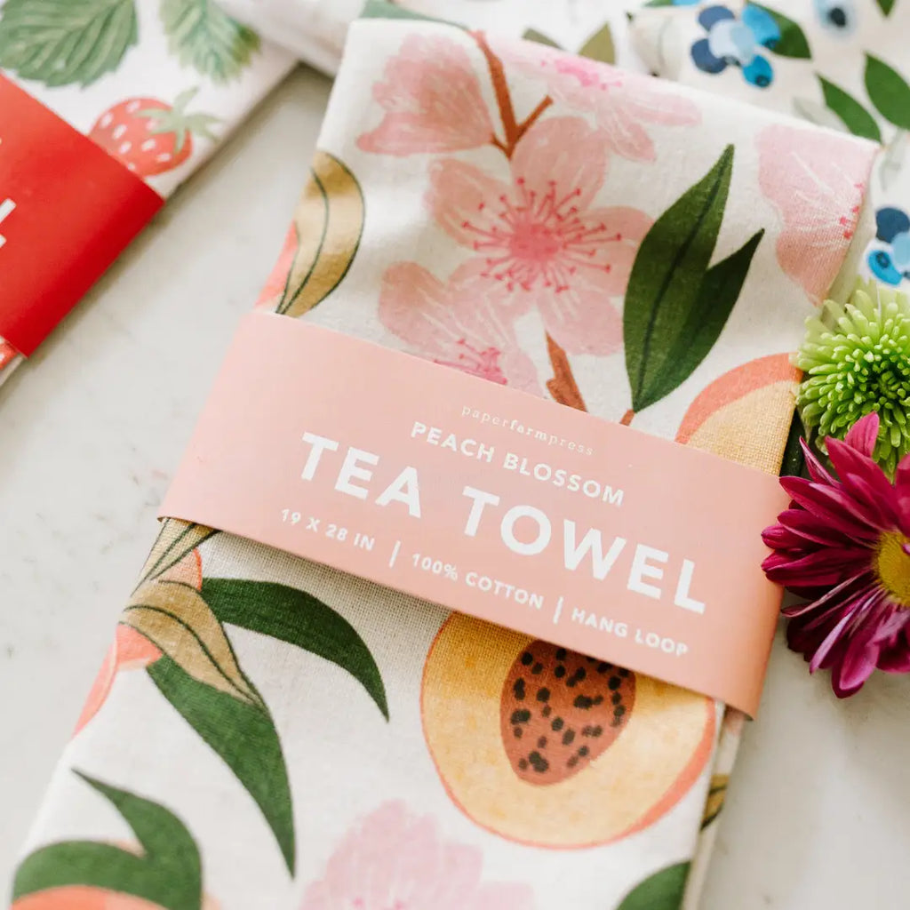 Tea Towel- Peach Blossom