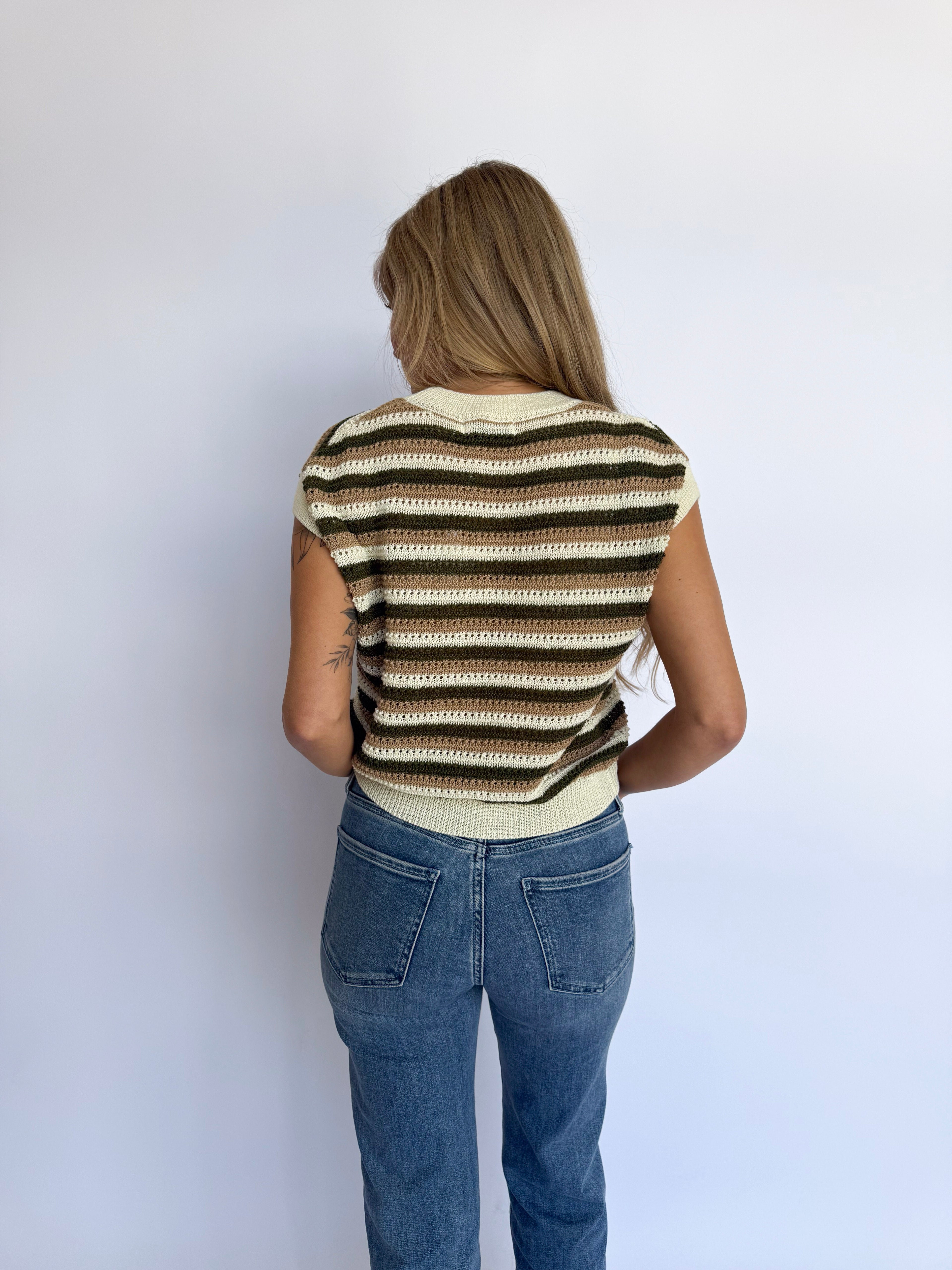 Dover Stripe Sweater