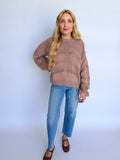Sonora Open Knit Sweater in Cinnamon