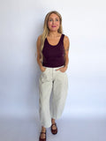 Ginny Seamless Reversible Tank in Cassis
