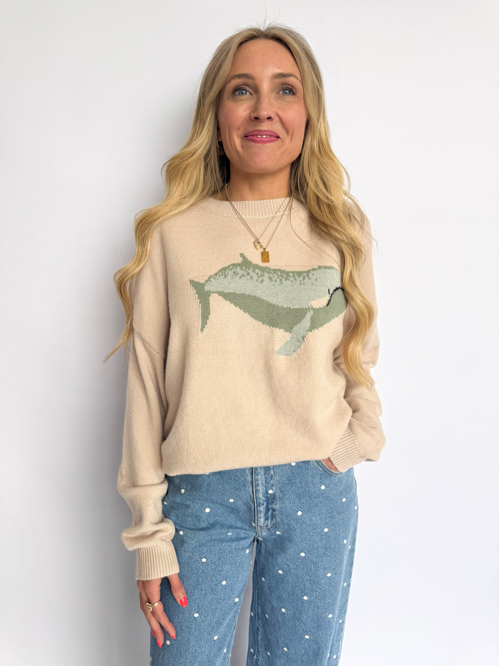 Delphine Whale Knit Sweater