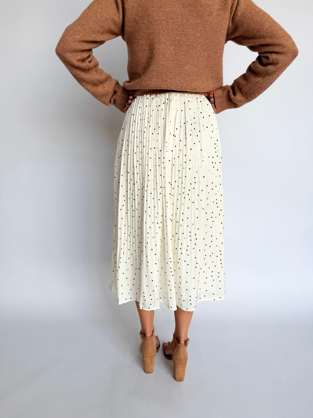 Letters Home Pleated Maxi Skirt
