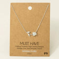Tulip Pendant Necklace in Silver