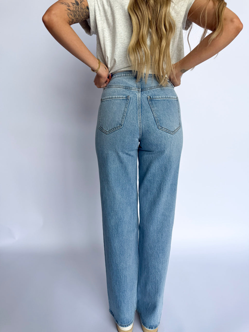 Ella High Rise Straight Leg Jeans