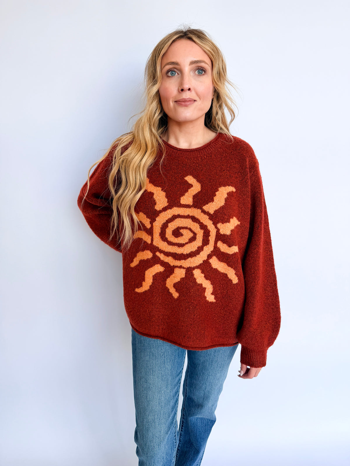 Callie Spiral Sun Sweater