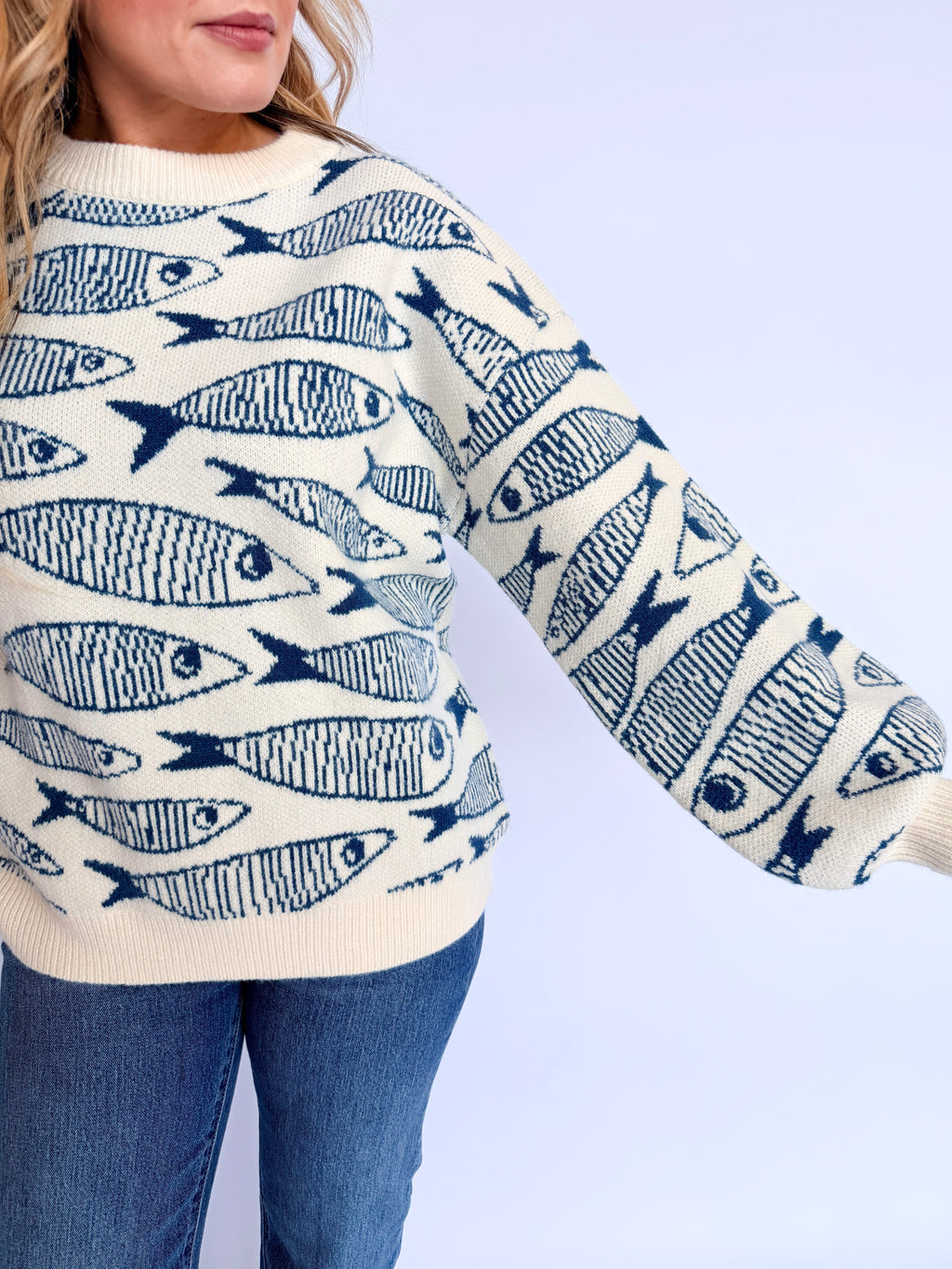 Ariella Sardine Knit Sweater