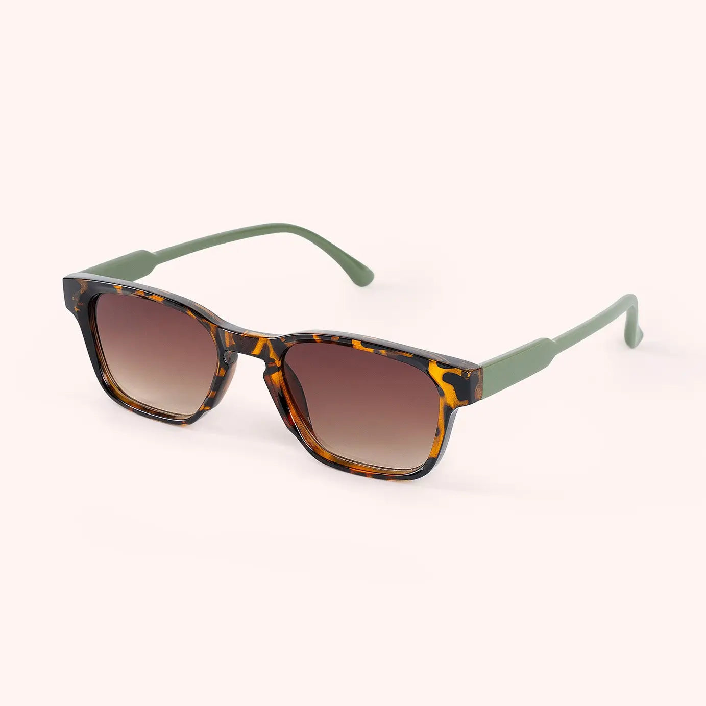 Jacinda Sunglasses in Tortoiseshell + Moss
