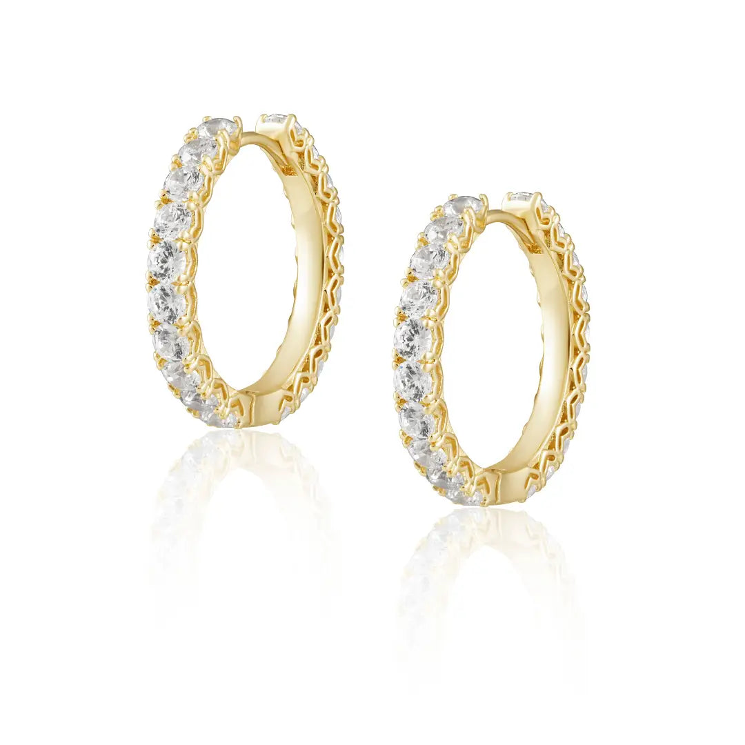Sahira Piper CZ Hoops