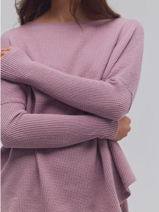 Latte Blues Solid Thermal - Winter Tulip