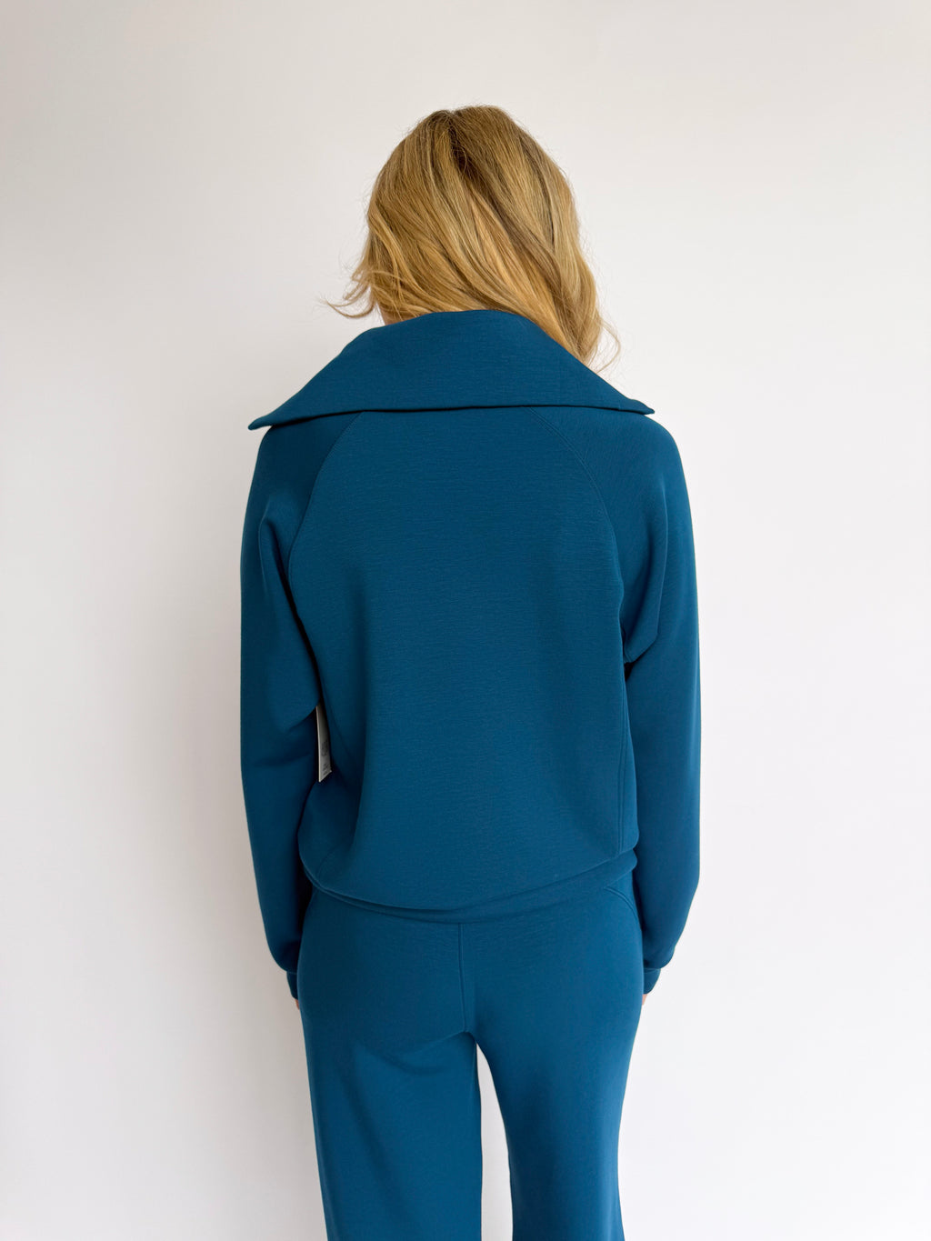 Spanx AirEssentials Half-Zip in Deep Cove
