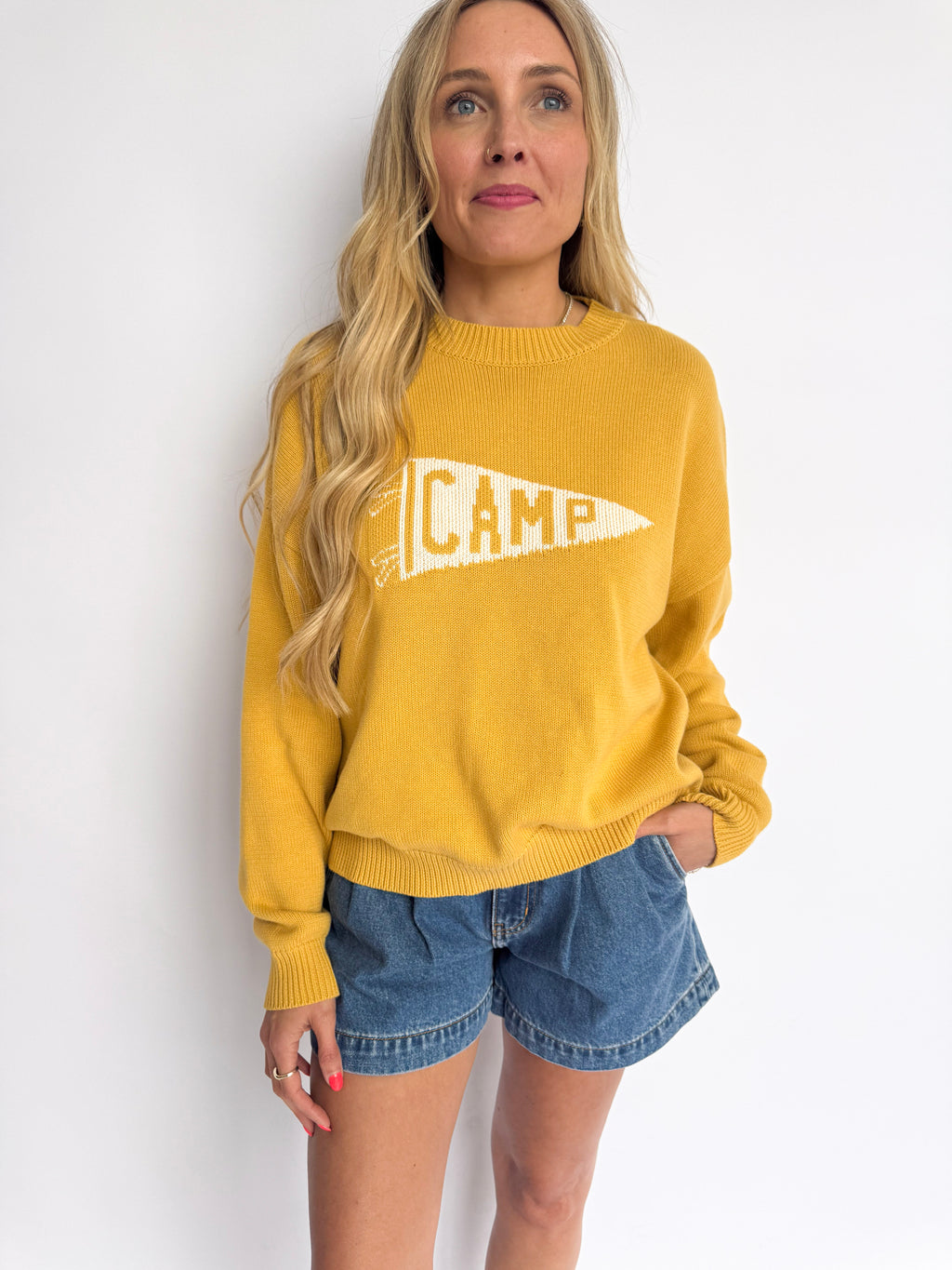 Maelle Camp Knit Sweater