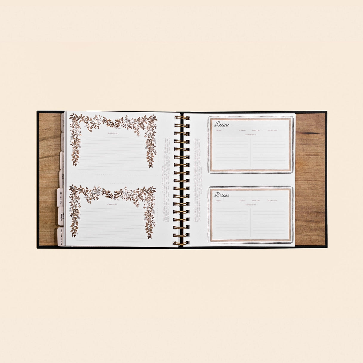 Around Our Table: Recipe Book with Cards