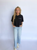 Jordan Live For Today Vintage Graphic Cropped Tee in Black