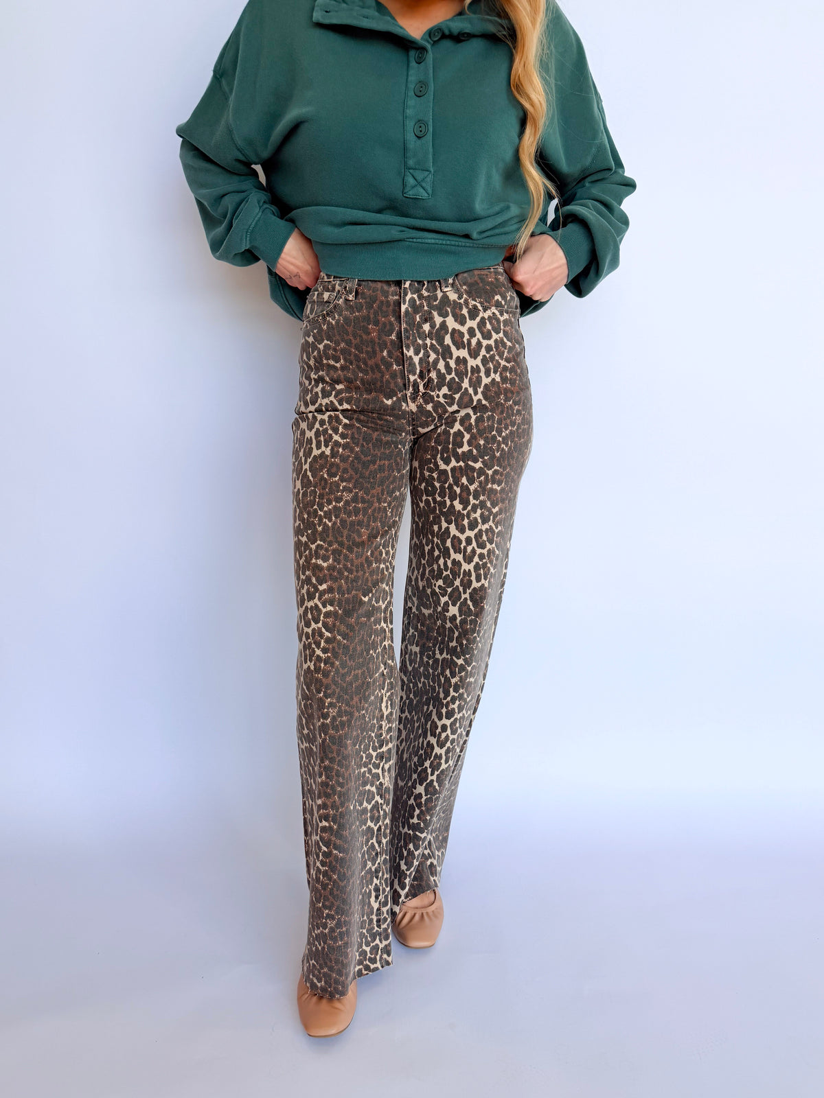 Far Out Wide Leg in Cool Cat
