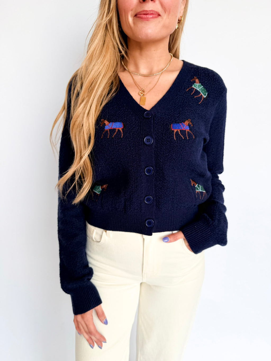 Esme Embroidered Horse Sweater
