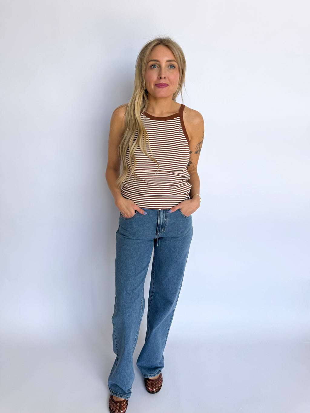 Dorothea Mid Rise Wide Leg Jeans