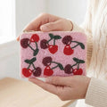 Darya Seed Bead Coin Purse in Cherries