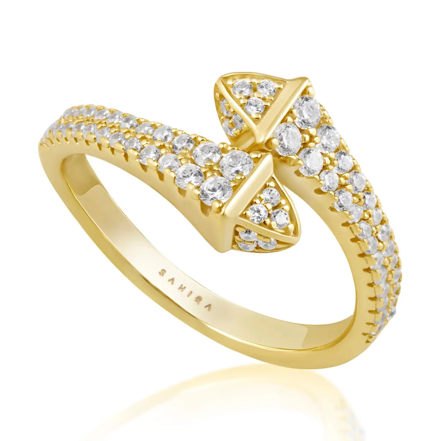 Sahira Pave Snake Ring
