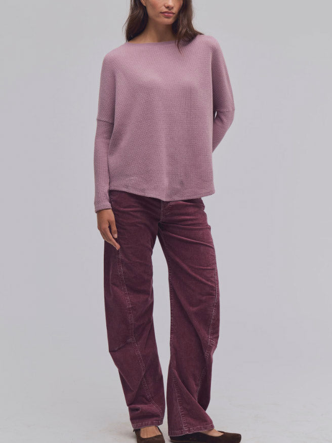 Latte Blues Solid Thermal - Winter Tulip