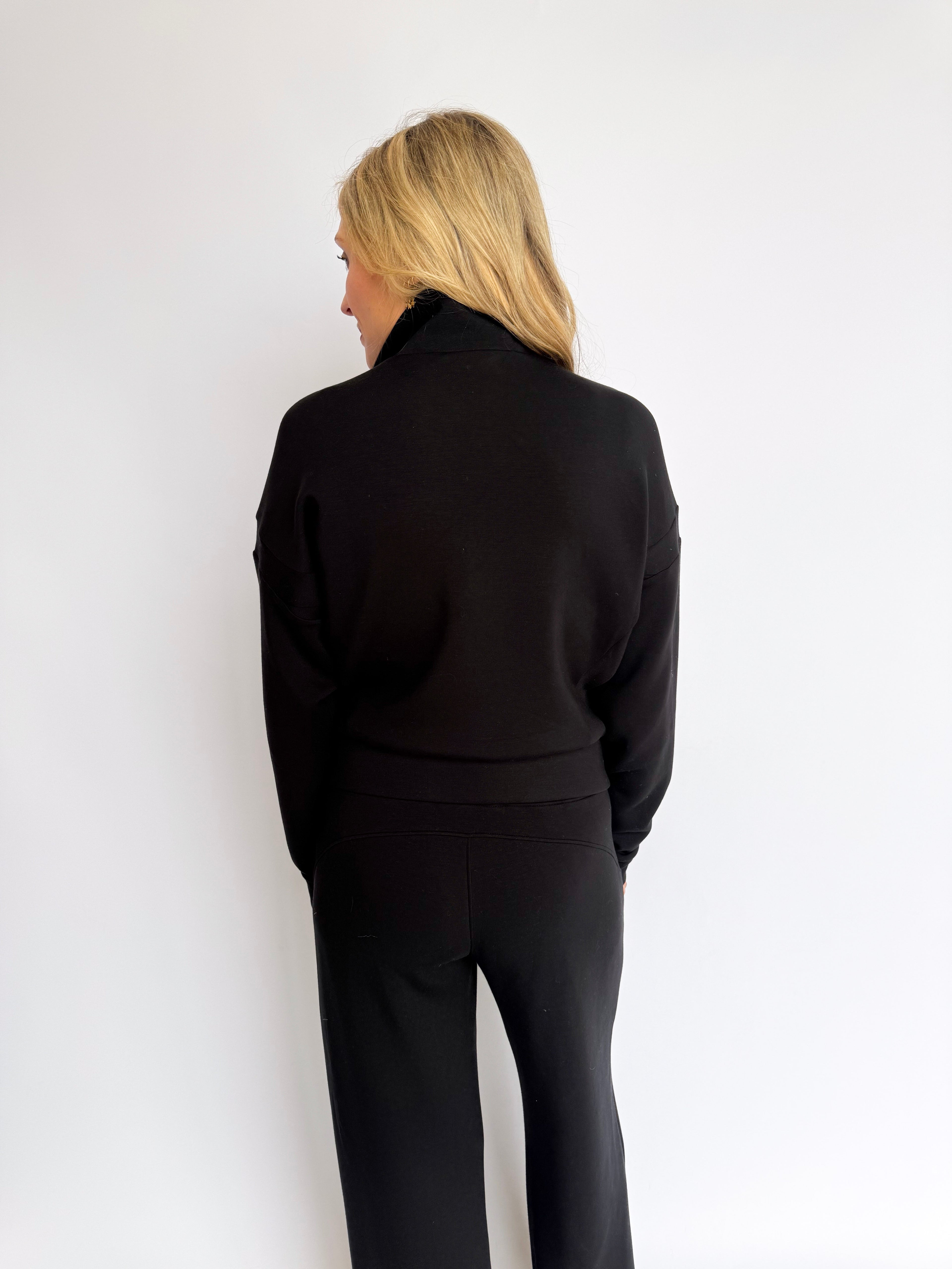 Spanx AirEssentials Track Jacket in Black