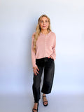 Lennox Knit Cardigan in Rose
