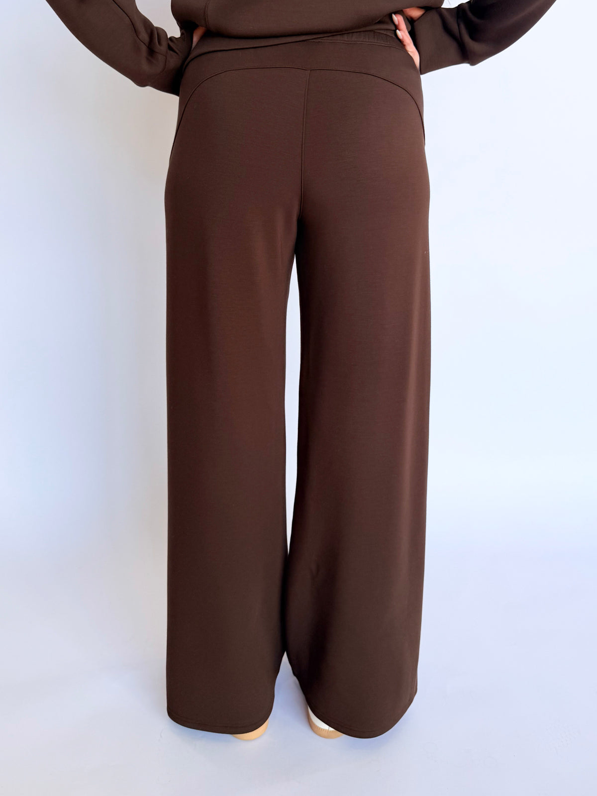 Spanx AirEssentials Wide Leg Pants in Umber Root