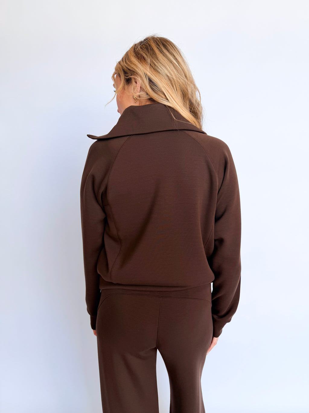 Spanx AirEssentials Track Jacket in Umber Root