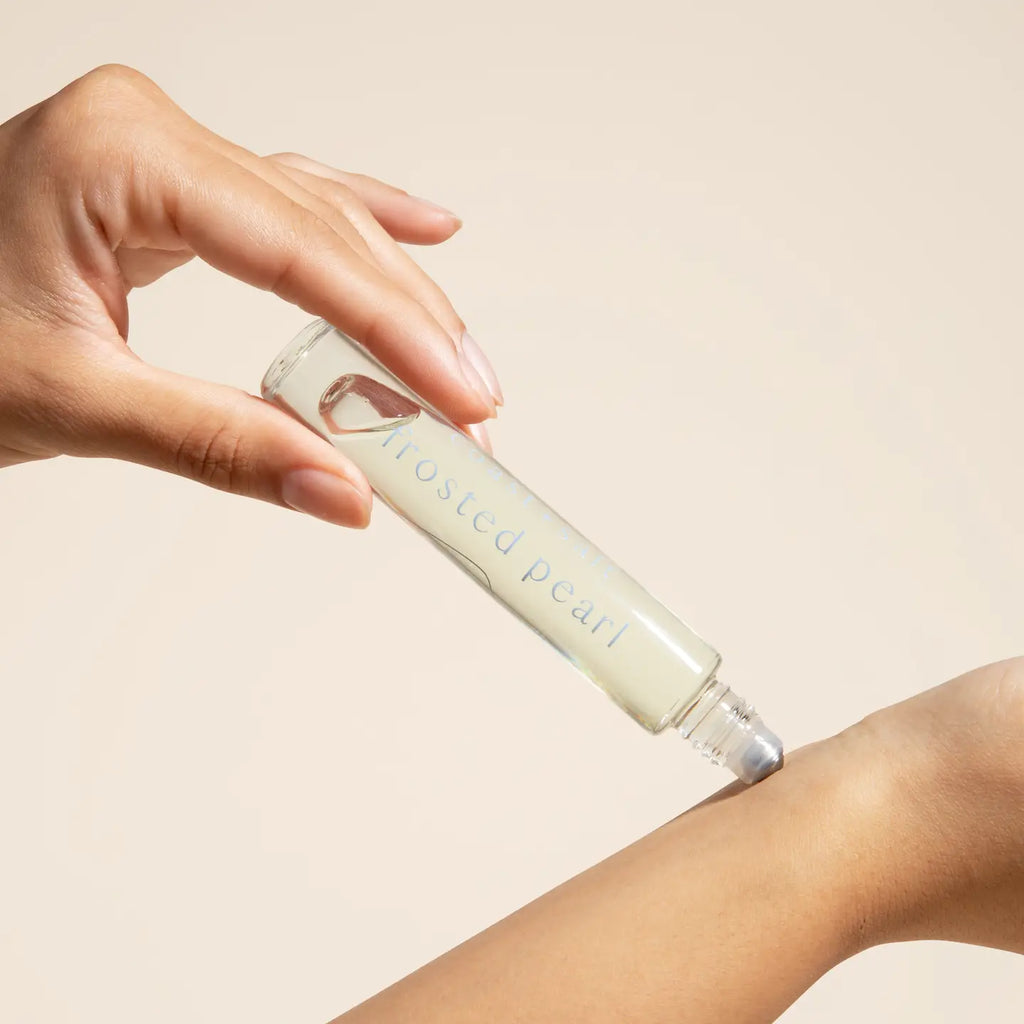 Frosted Pearl Perfume Roller