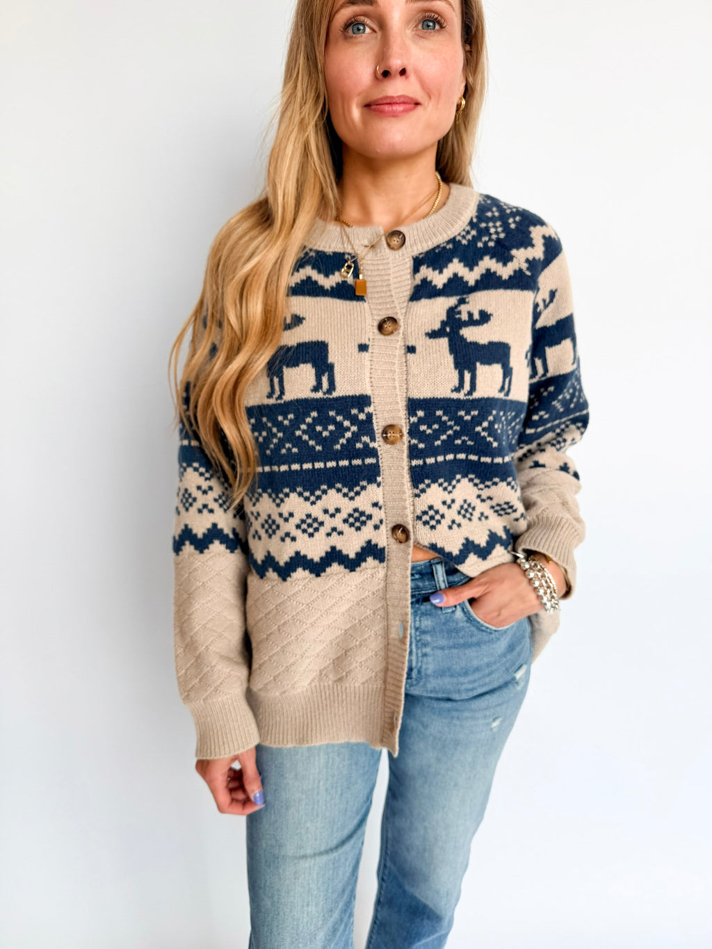 Aurora Quilted Cardigan