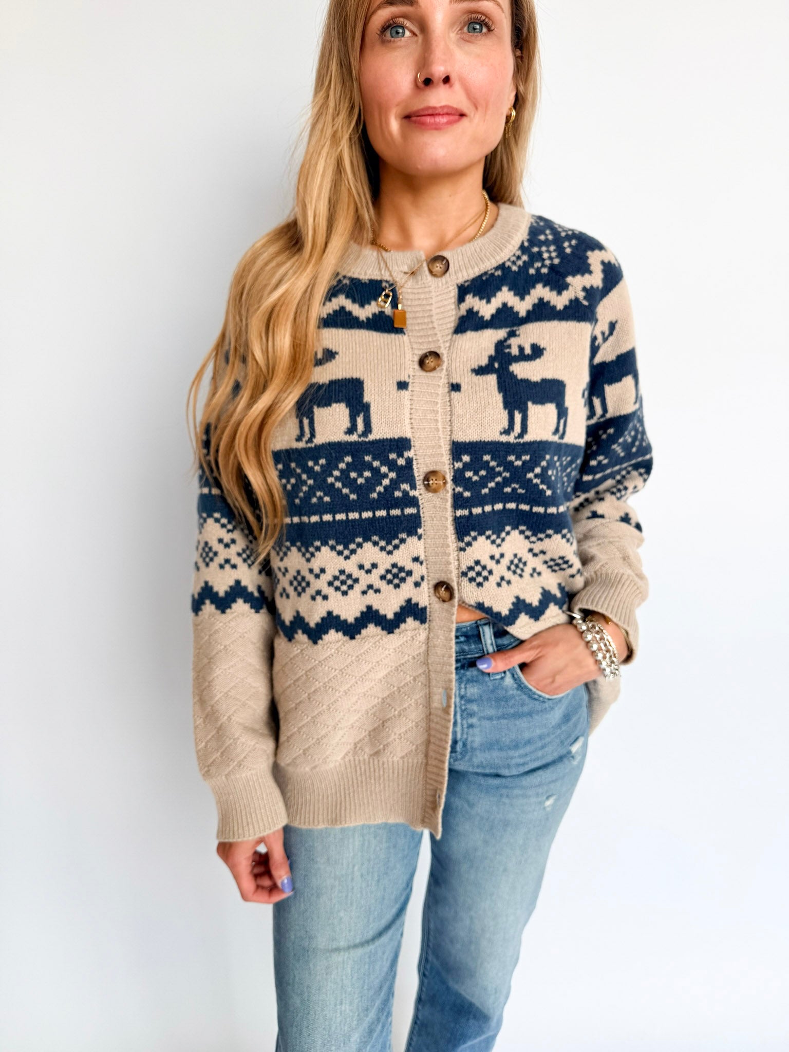 Aurora Quilted Cardigan