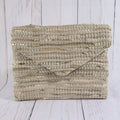 Primrose Woven Envelope Clutch Bag