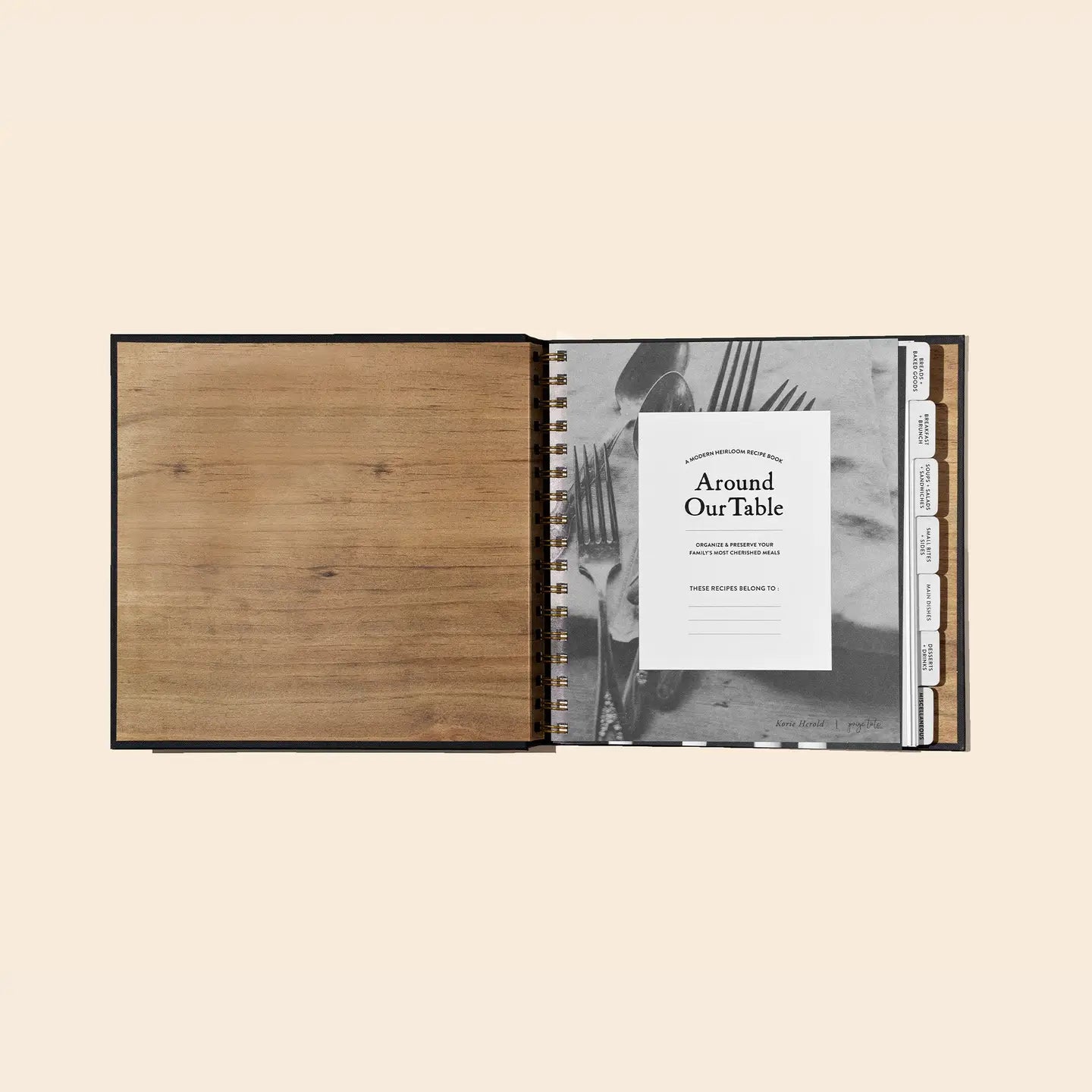 Around Our Table: Recipe Book with Cards