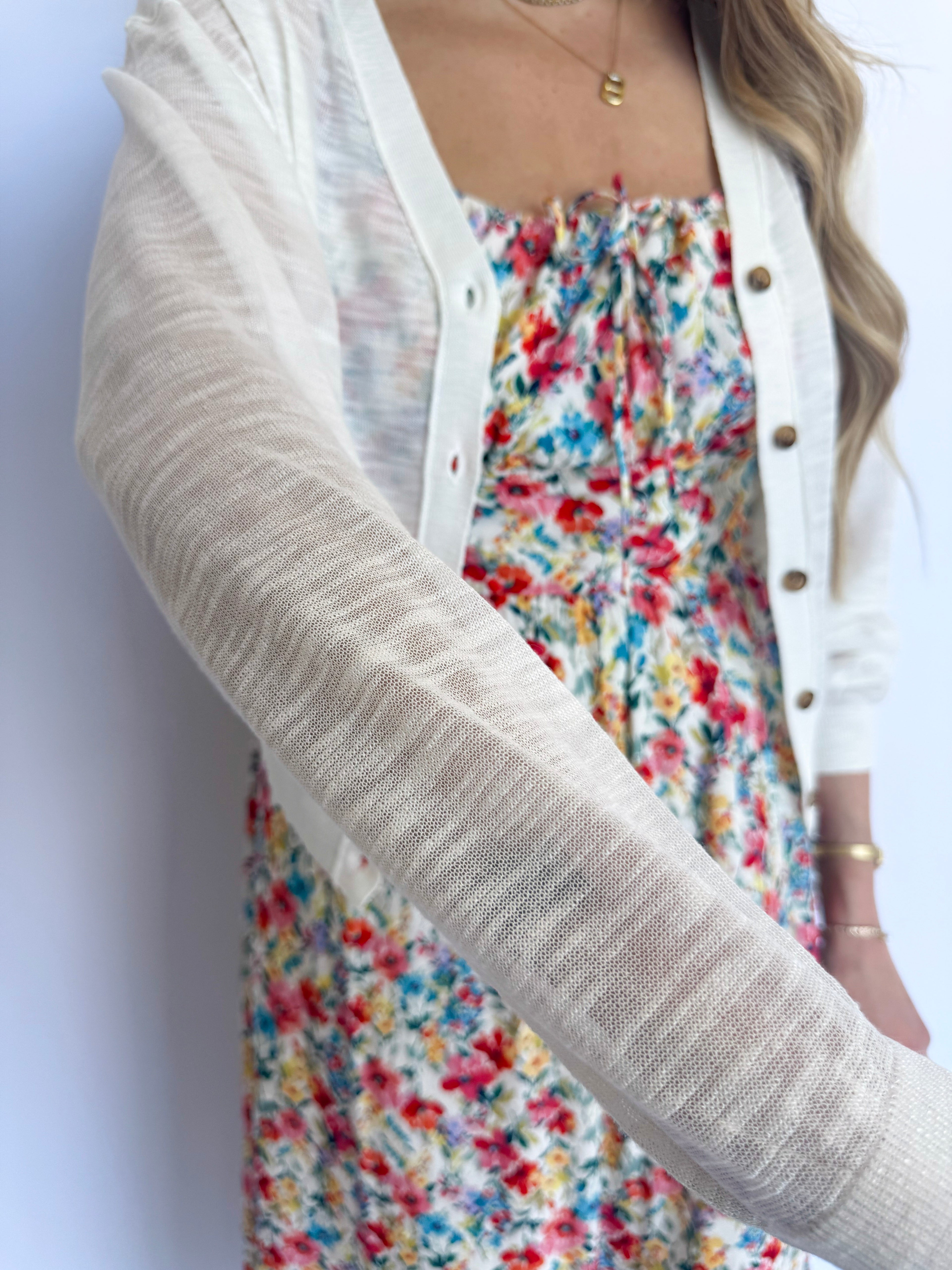 Evie Button Front Cardigan